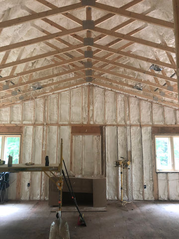 Barn interior insulation project